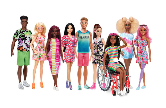 קולקציית Barbie Fashionistas, צילום: חברת מאטל